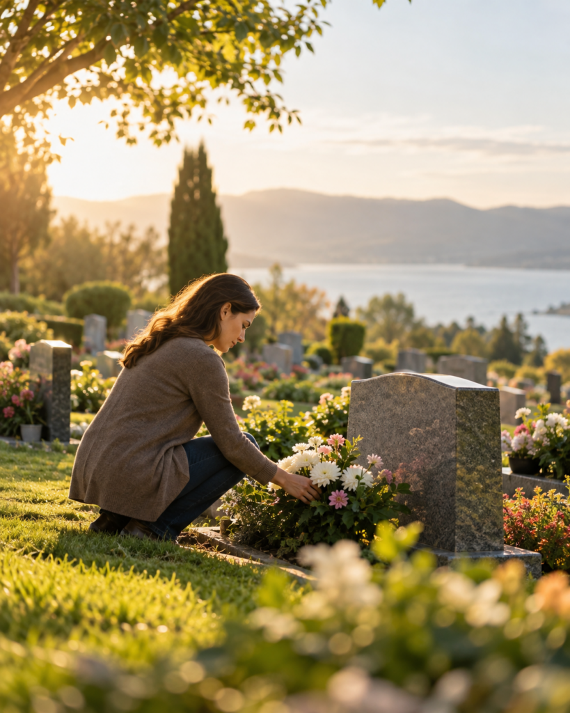 Recueillement au coucher du soleil